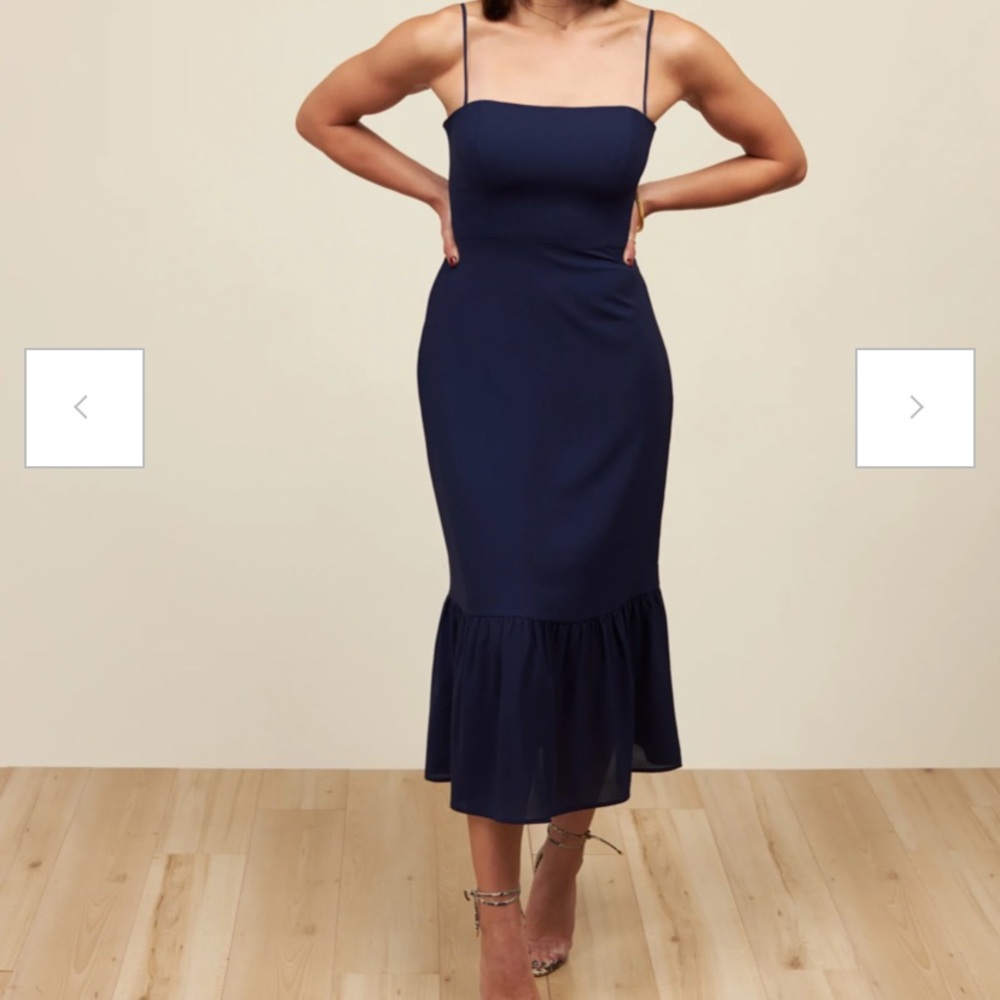 Park & Fifth Singer Navy Bridesmaid Dress